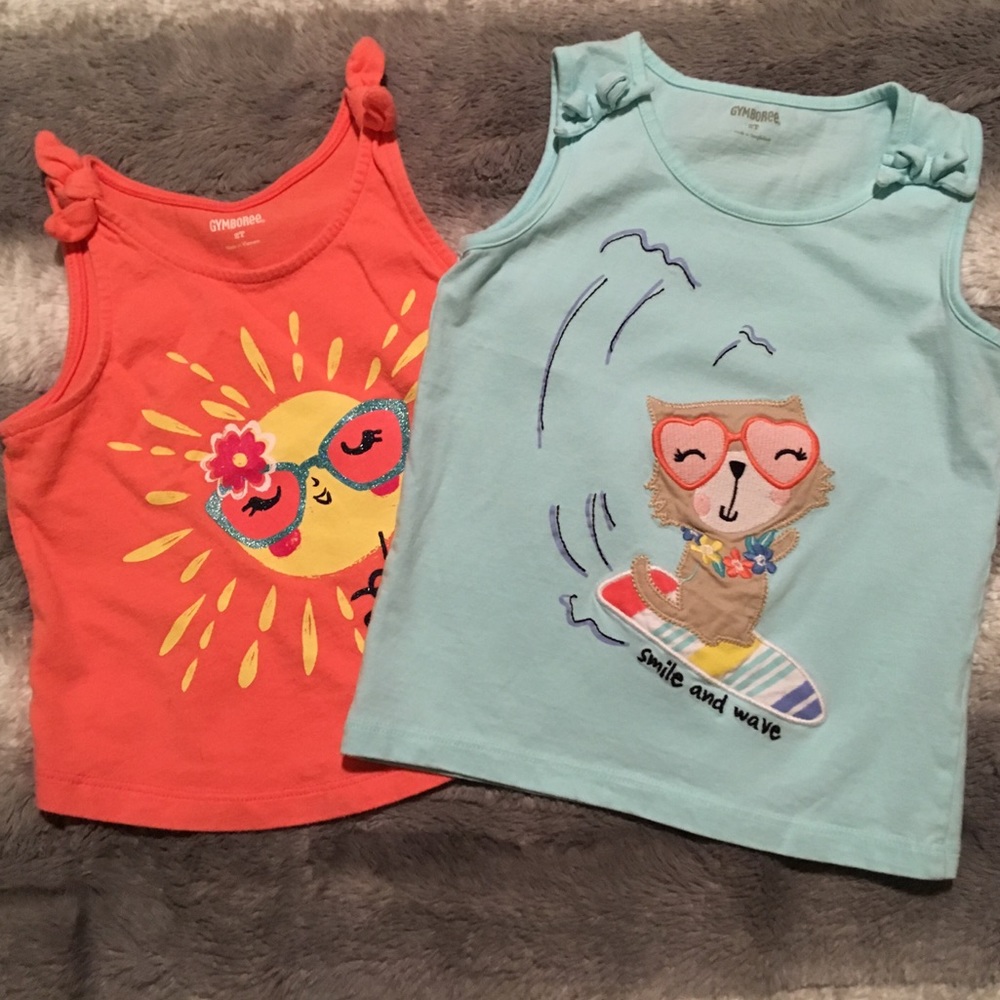 🎈SOLD🎈Gymboree tanks 2T